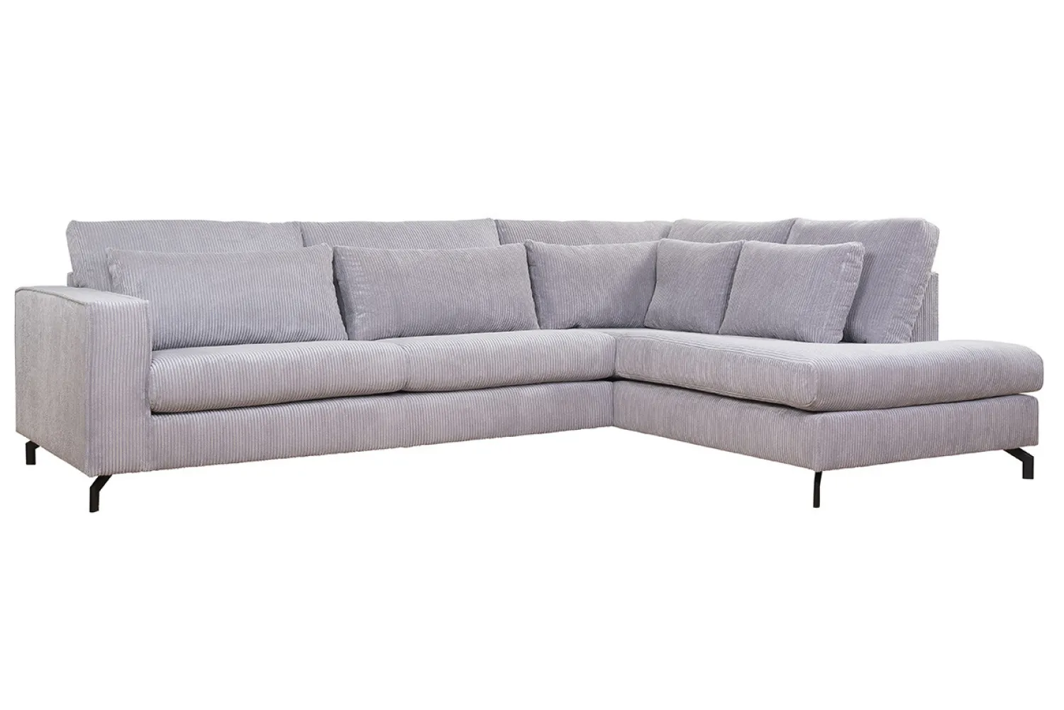 Woonsquare Austin hoekbank ribcord New