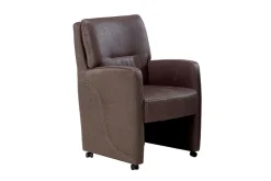 Woonsquare Clooney eetkamerfauteuil bruin Sale