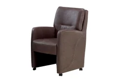 Woonsquare Clooney eetkamerfauteuil bruin Sale