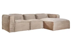 Woonsquare Customize hoekbank taupe New