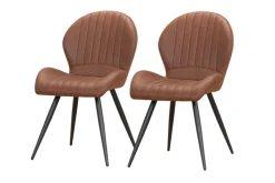 Woonsquare Dakota eetkamerstoel cognac Best