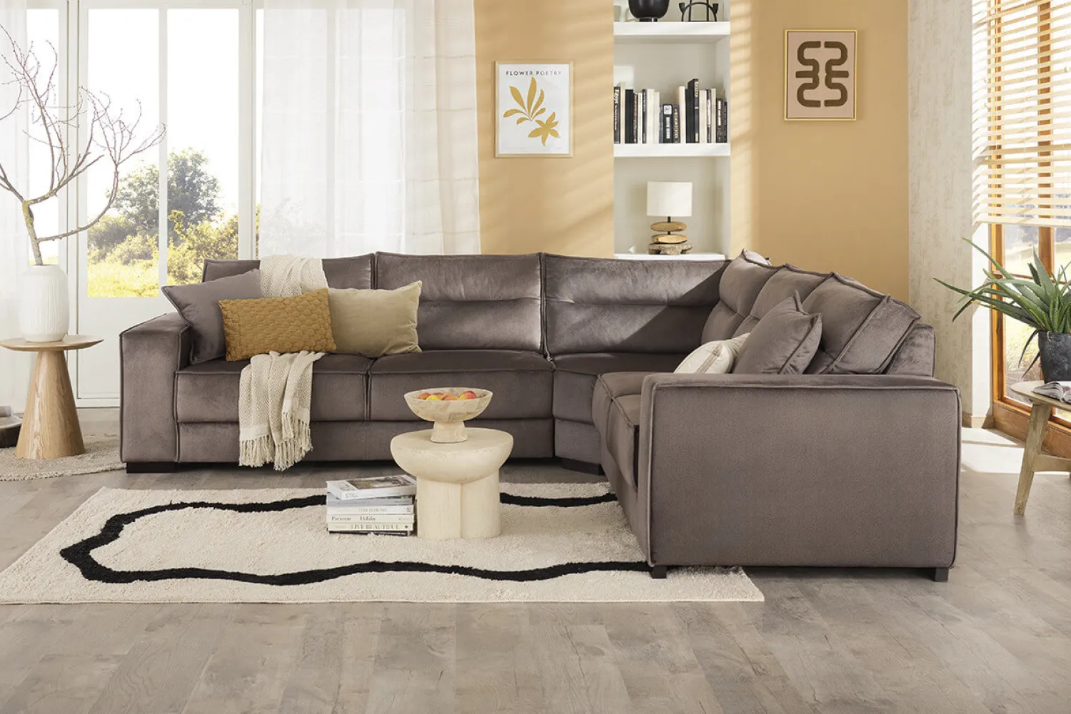 Woonsquare Dallas hoekbank Discount