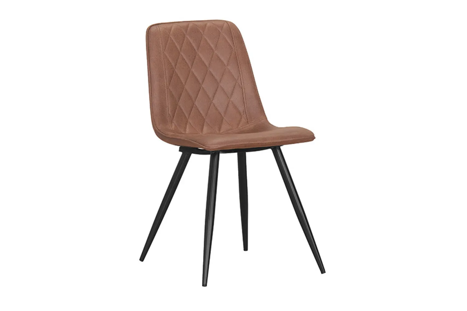 Woonsquare Forrest eetkamerstoel cognac New