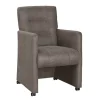 Woonsquare Heracles eetkamerfauteuil bruin
