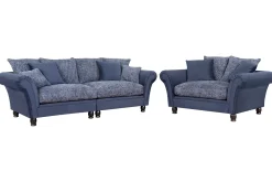 Woonsquare Kasteelbank 1½-zits blauw Clearance