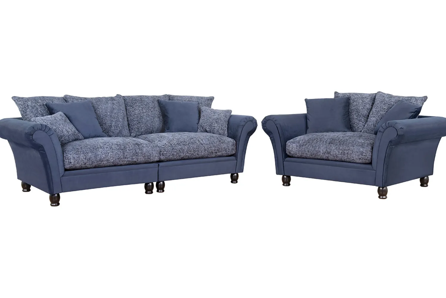 Woonsquare Kasteelbank 1½-zits blauw Clearance