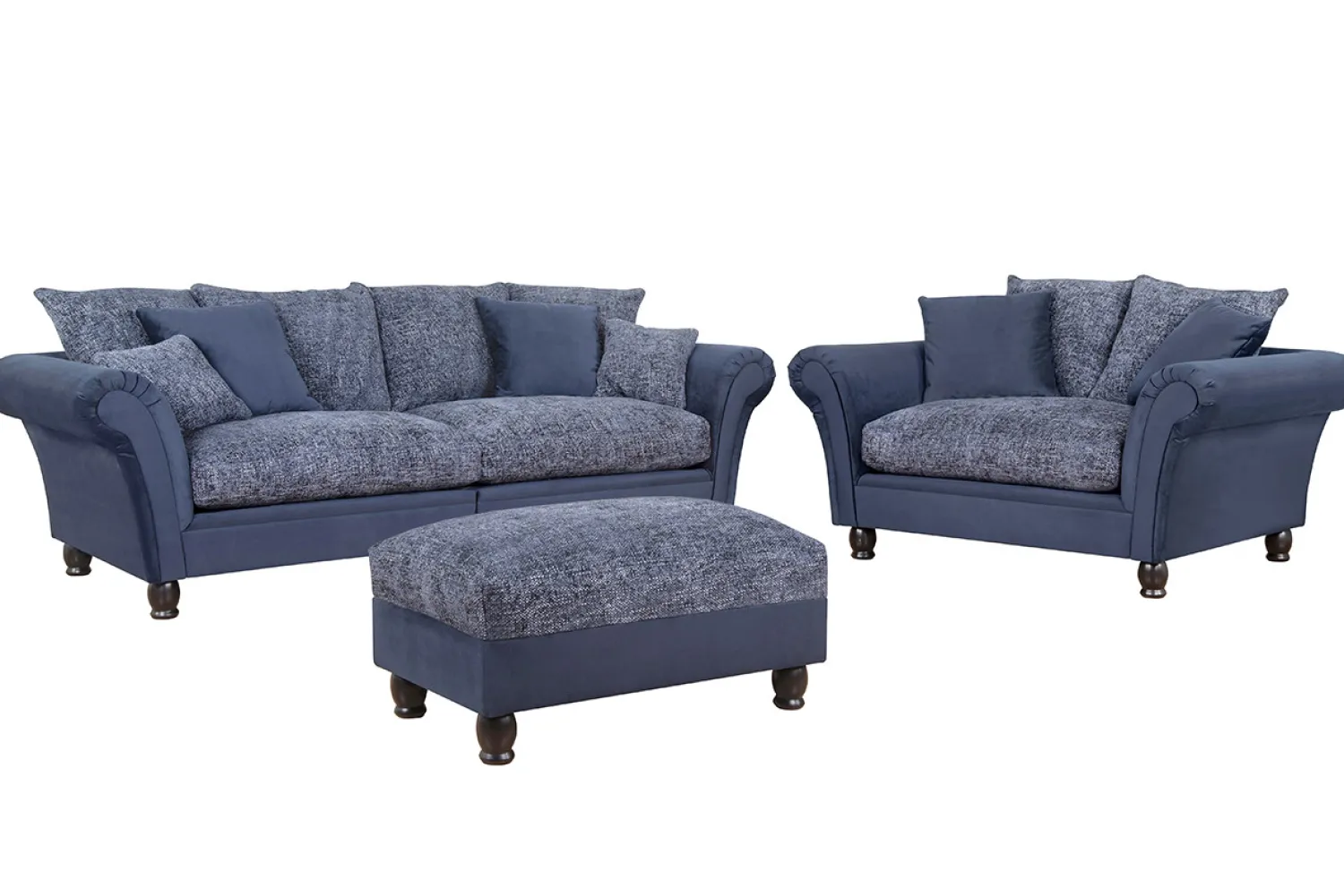 Woonsquare Kasteelbank 1½-zits blauw Clearance