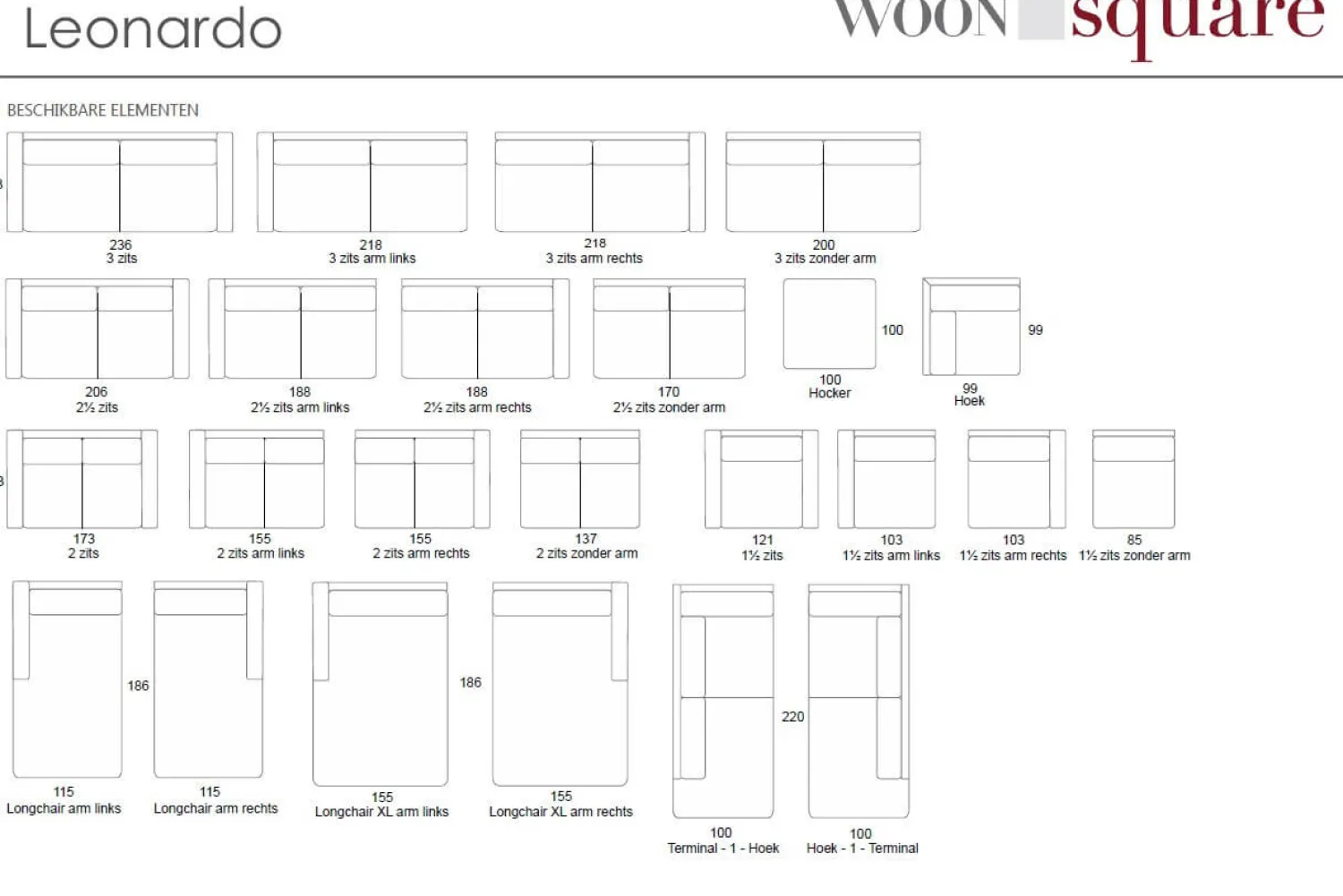Woonsquare Leonardo 3+2 Hot