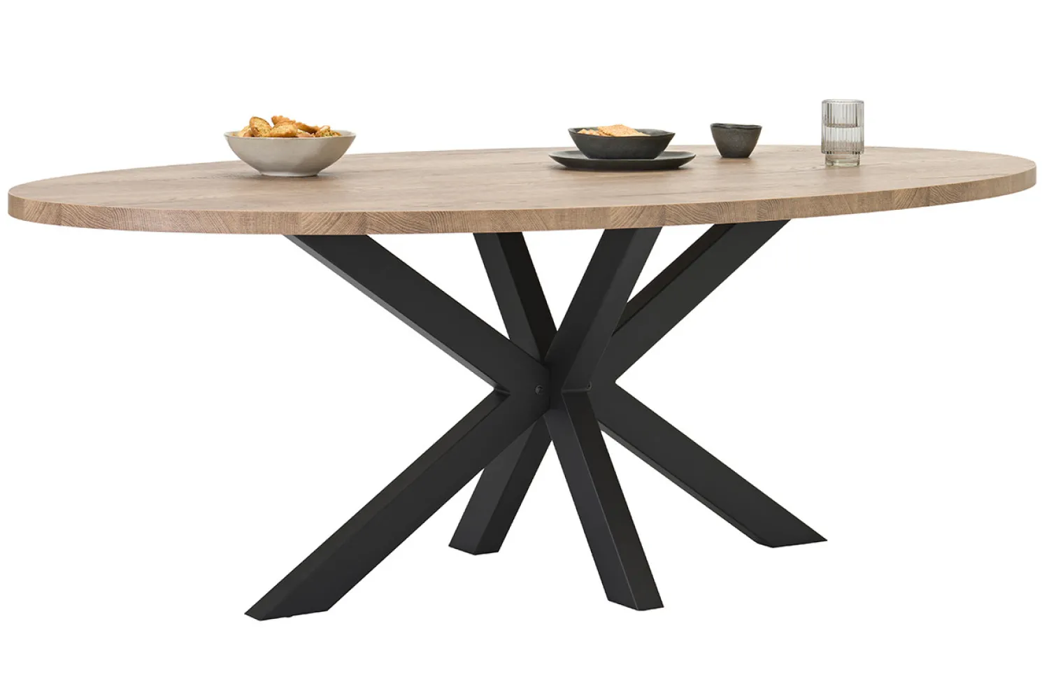 Woonsquare Maverick eettafel ovaal Best