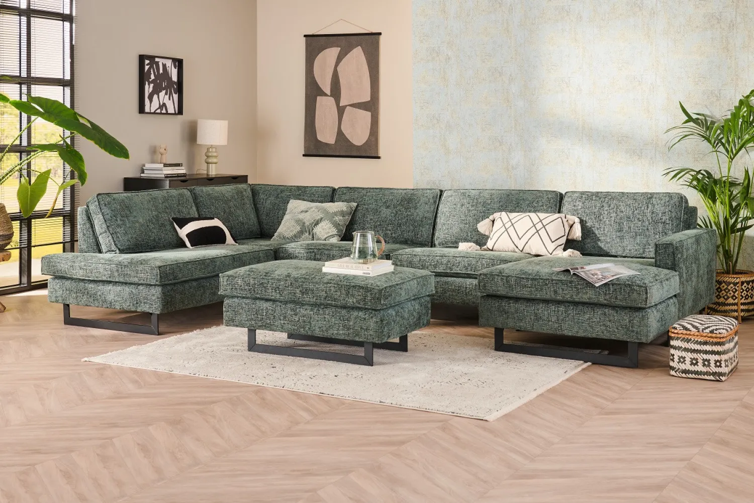 Woonsquare Mexico U-bank groen Clearance
