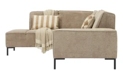 Woonsquare Mondial hoekbank taupe Discount