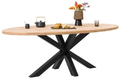 Woonsquare Oakwood eettafel ovaal New