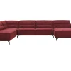 Woonsquare Porto hoekbank rood New