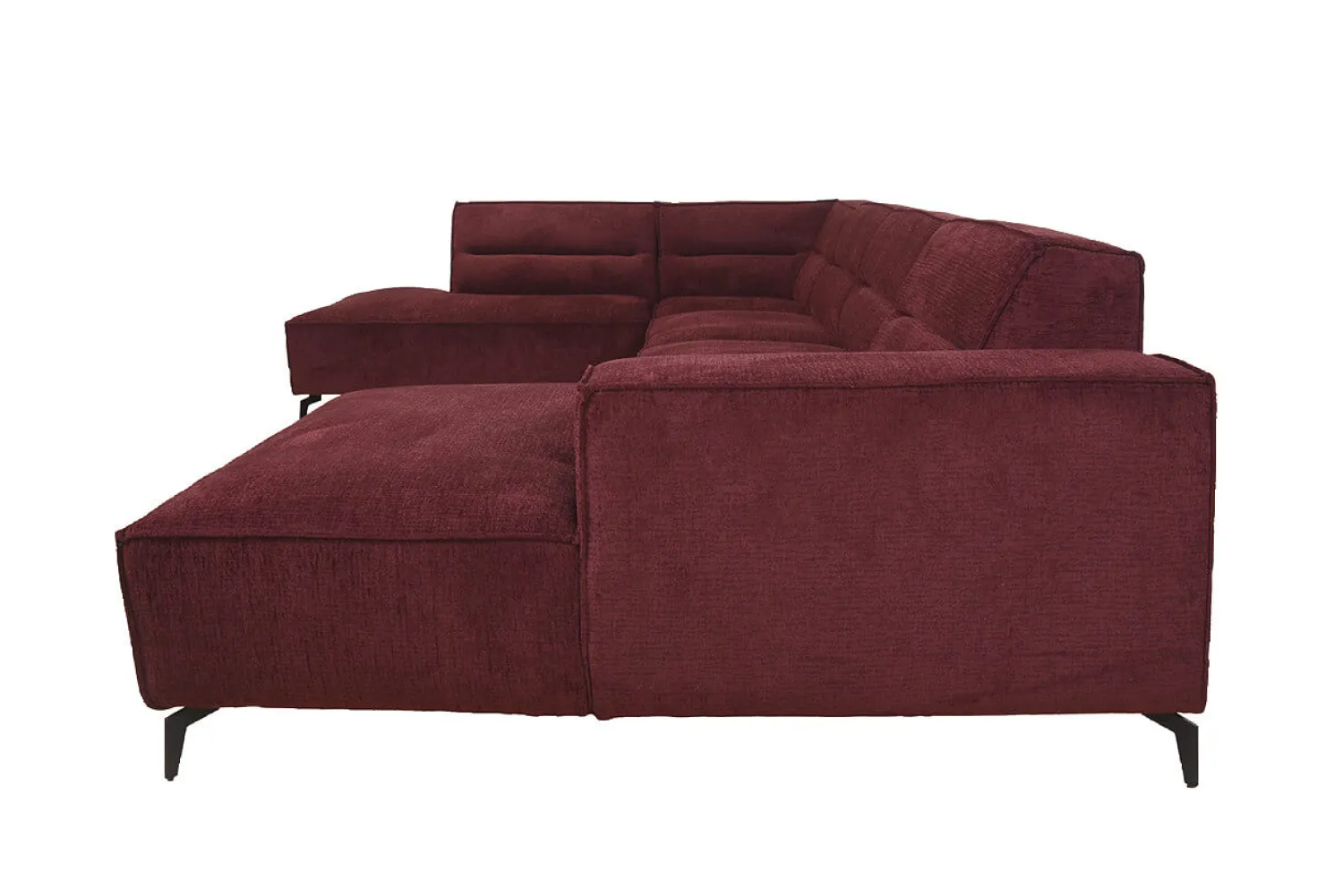 Woonsquare Porto hoekbank rood New