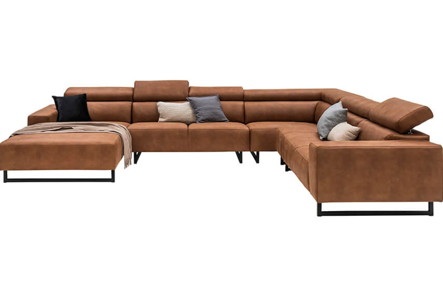 Woonsquare Richmond hoekbank cognac Best