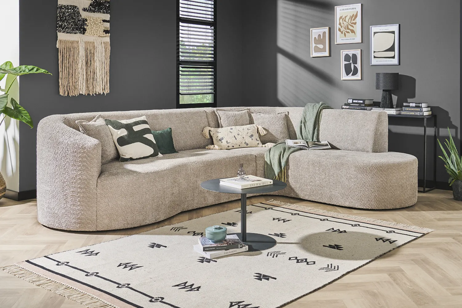 Woonsquare Salvador hoekbank greige Sale