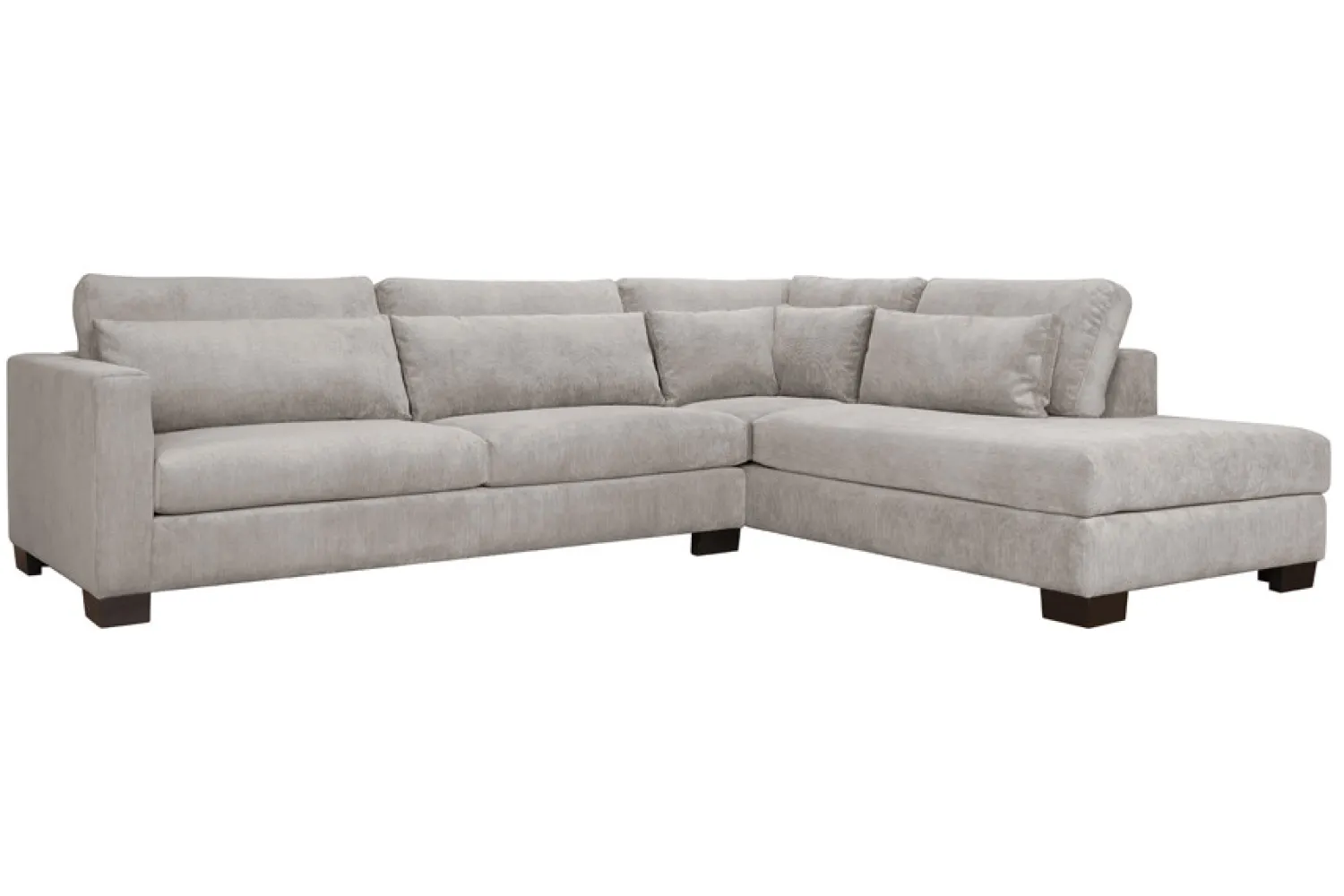 Woonsquare Santorini hoekbank grey Hot
