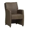 Woonsquare Travolta eetkamerfauteuil bruin Online