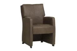 Woonsquare Travolta eetkamerfauteuil bruin Online